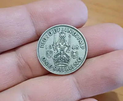 Обява: 1 шилинг Великобритания 1948