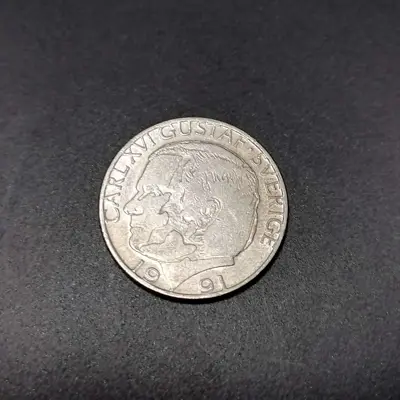 Обява: 🇸🇪 Швеция 1991 1 крона 🇸🇪