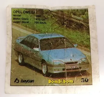 Обява: ⭐ Картинка BomBibom 1-60 30 Opel Omega ⭐