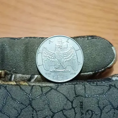 Обява: 1 лира Италия 1940 нециркулирала