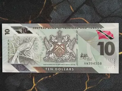 Обява: Банкнота - Тринидад и Тобаго - 10 доларa UNC | 2020г