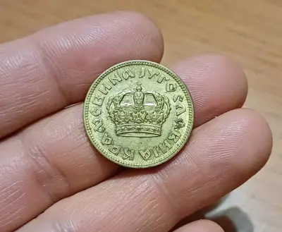 Обява: 2 динара Югославия 1938 с гланца