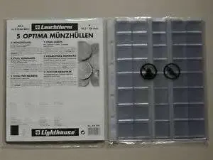Обява: Leuchtturm Optima-Euro пет евро-серии за 40 мон. /оп.5 бр