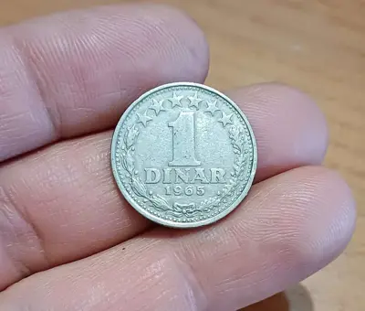 Обява: 1 динар Югославия 1965