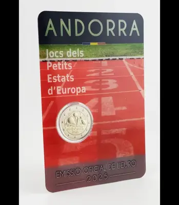 Обява: Андора 2025 - 2 евро - Игри на малките държави в Европа BU