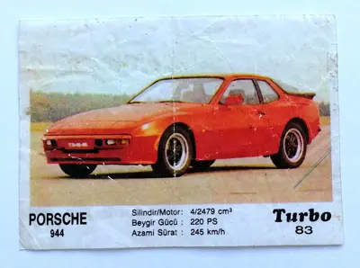 Обява: ⭐ Картинка Turbo Турбо черно 83 Porsche 944 ⭐