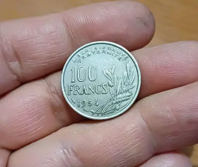 Обява: 100 франка Франци 1954