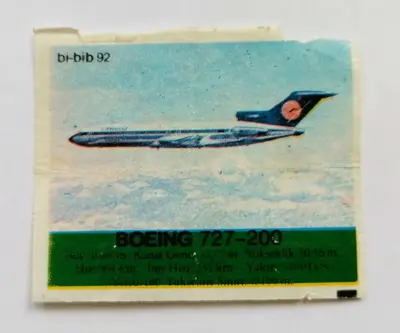 Обява: ⭐ Картинка Би-Бип 92 Boeing 727-200 ⭐