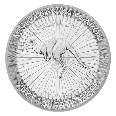 Обява: Австралия 2023 - 1 долар - Кенгуру - 1 OZ – Сребърна монета
