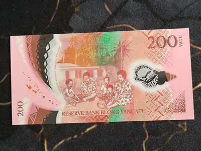 Обява: Банкнота - Вануату - 200 вату UNC | 2020г.
