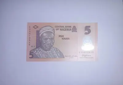 Обява: Нигерия 5 найра 2018 UNC