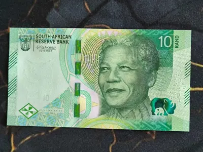 Обява: Банкнота - Южна Африка - 10 ранда | 2023г.