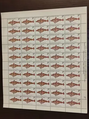 Обява: Пощенски марки - Фауна - "Антарктически видове"