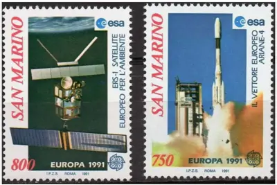 Обява: Сан Марино 1991 г. Европа СЕПТ (**) MNH - Чиста серия