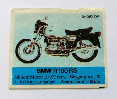 Обява: ⭐ Картинка Би-Бип 124 BMW R 100 RS ⭐