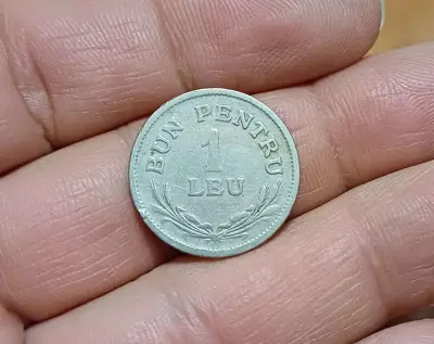 Обява: 1 лея Румъния 1924