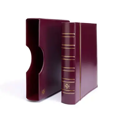 Обява: Leuchtturm Grande Classic луксозен албум с касета А4 - червен