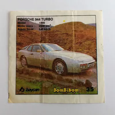 Обява: ⭐ Картинка BomBibom 1-60 35 Porsche 944 Turbo ⭐