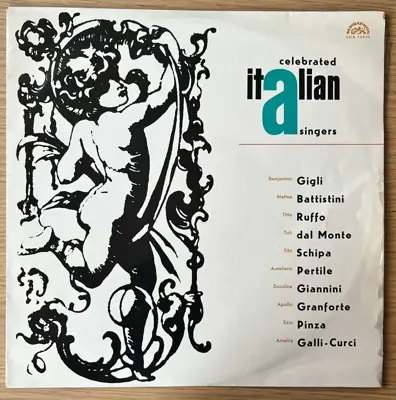 Обява: Celebrated Italian Operatic Singers – Supraphon SUA 10805
