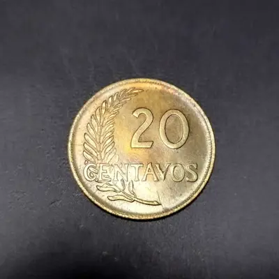 Обява: 🇵🇪 Перу 1960 20 сентавос 🇵🇪