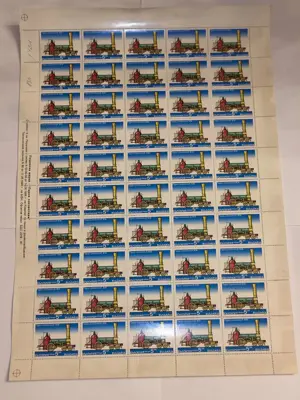 Обява: Пощенски марки "Парни локомотиви"