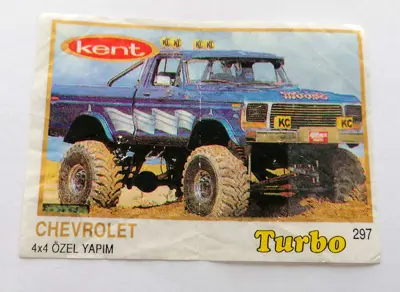 Обява: ⭐ Картинка Turbo Турбо жълто 297 Chevrolet 4x4 Ozel ⭐