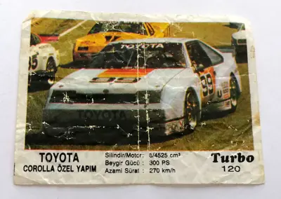 Обява: ⭐ Картинка Turbo Турбо черно 120 Toyota Corolla ⭐