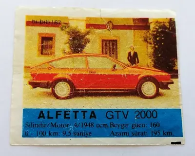 Обява: ⭐ Картинка Би Бип Bi Bib 167 Alfetta GTV 2000 ⭐