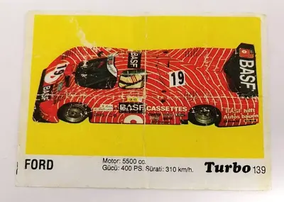 Обява: ⭐ Картинка Turbo Турбо черно 139 Ford ⭐