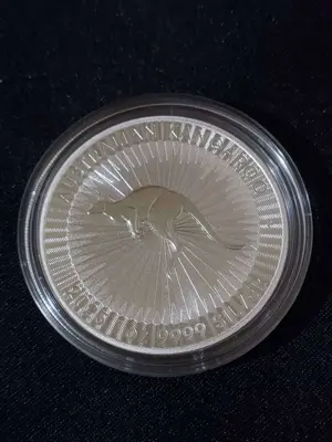 Обява: Австралия 2025 - 1 долар - Кенгуру - 1 OZ - Сребърна монета