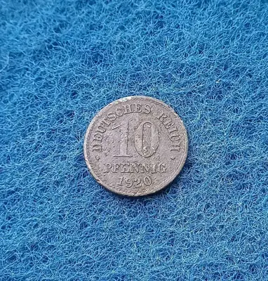 Обява: 10 пфенинга Германия  1920