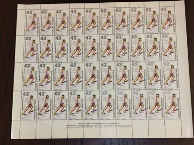 Обява: Пощенски марки "Зимни олимпийски игри - Арлбертвил 92"