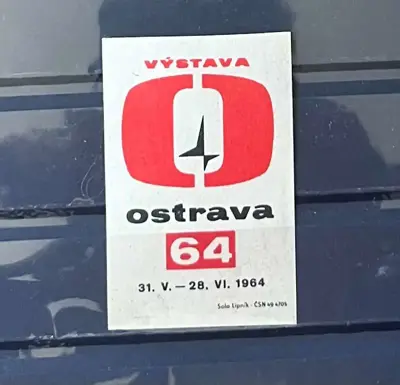 Обява: Чехословакия – Изложение Ostrava 64