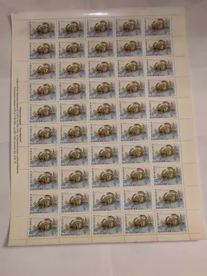 Обява: Пощенски марки "Ракообразни"