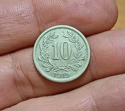 Обява: 10 хелера Австрия 1915