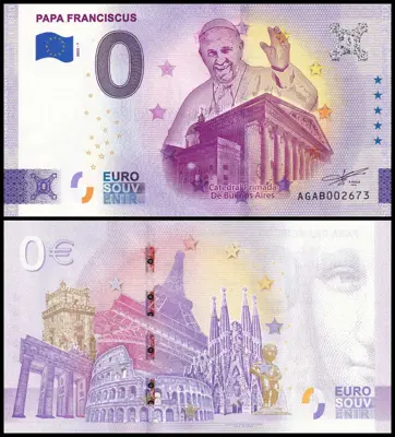 Обява: ⭐ Аржентина 2022 0 евро Papa Franciscus UNC нова ⭐