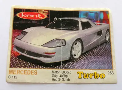 Обява: ⭐ Картинка Turbo Турбо жълто 263 Mercedes C 112 ⭐