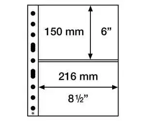 Обява: Grande - 2C прозрачни листи-две банкноти 216х150 мм /5 бр/