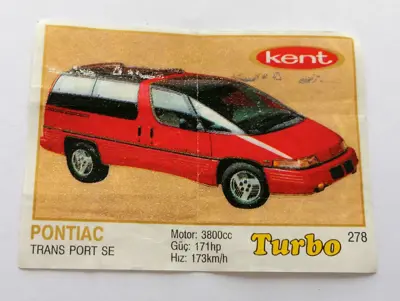 Обява: ⭐ Картинка Turbo Турбо жълто 278 Pontiac Trans Port ⭐