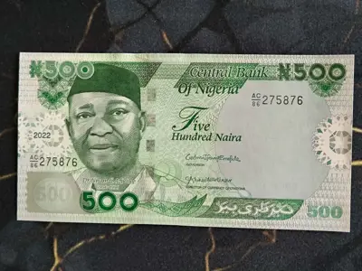 Обява: Банкнота - Нигерия - 500 найра UNC | 2022г.