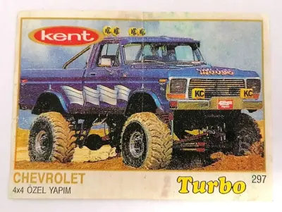 Обява: ⭐ Картинка Turbo Турбо жълто 297 Chevrolet 4x4 Ozel ⭐
