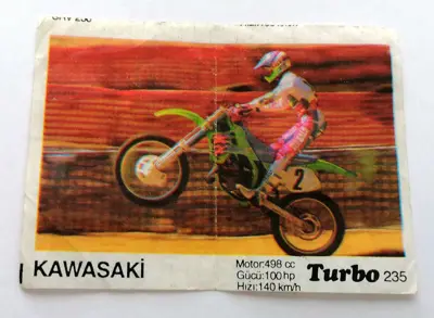 Обява: ⭐ Картинка Turbo Турбо черно 235 Kawasaki ⭐