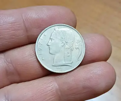 Обява: 5 франка Белгия 1971 с гланца