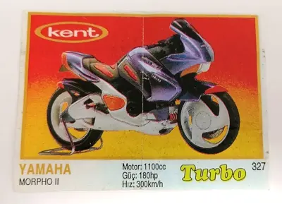 Обява: ⭐ Картинка Turbo Турбо жълто 327 Yamaha Morpho II ⭐