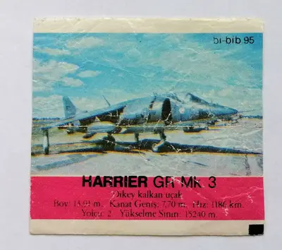 Обява: ⭐ Картинка Би-Бип 95 Harrier GR Mk.3 ⭐