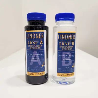 Обява: LINDNER - ERNI A + ERNI B за почистване на банкноти и ръжда по пощенските марки