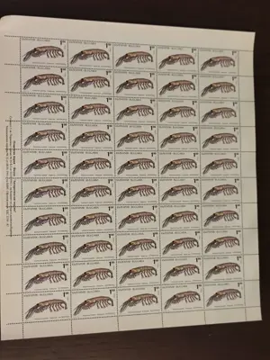 Обява: Пощенски марки - Фауна - "Антарктически видове"