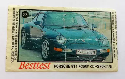 Обява: ⭐ Картинка Besttest Бесттест 28 Porsche 911 ⭐