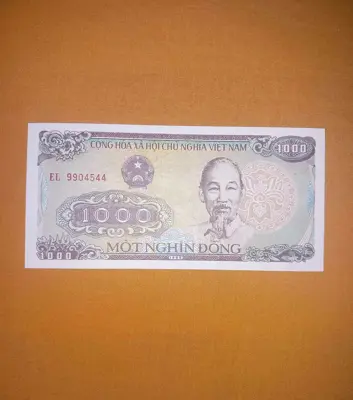 Обява: Виетнам 1000 донги 1988 UNC