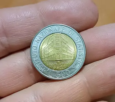 Обява: 500 лири Италия- Минт